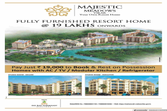 Pay just Rs. 19,000 to book and rest on possession at SRN Majestic Meadows in Mumbai